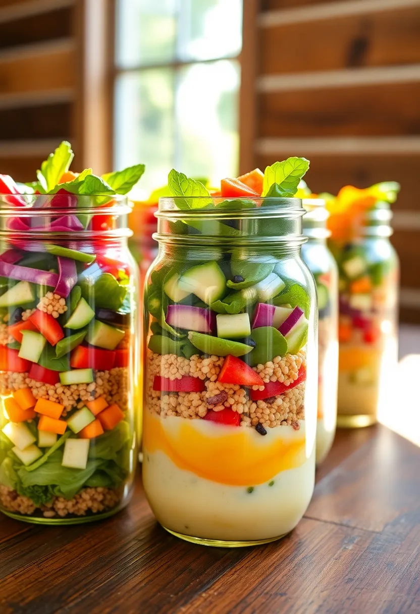 15 Meal Planning Ideas That Will Simplify Your Week (Don't Miss #10!) - 1. Mason Jar Salads