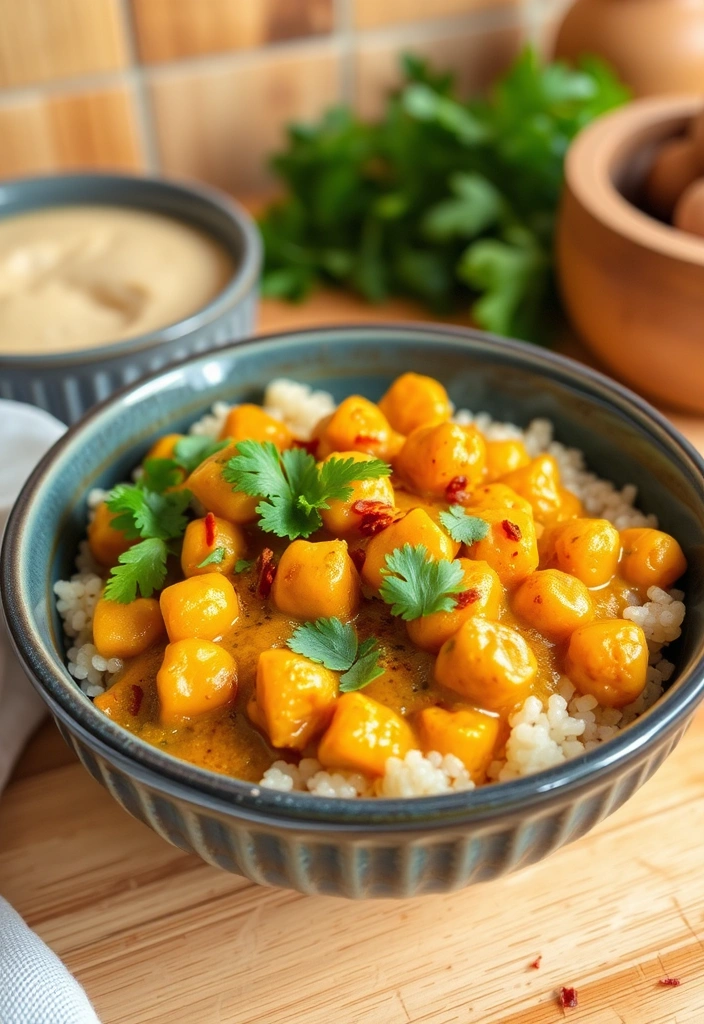 19 Time-Saving Healthy Lunch Meal Prep Ideas for Your Work Week! - 16. Curry Chickpea Stew