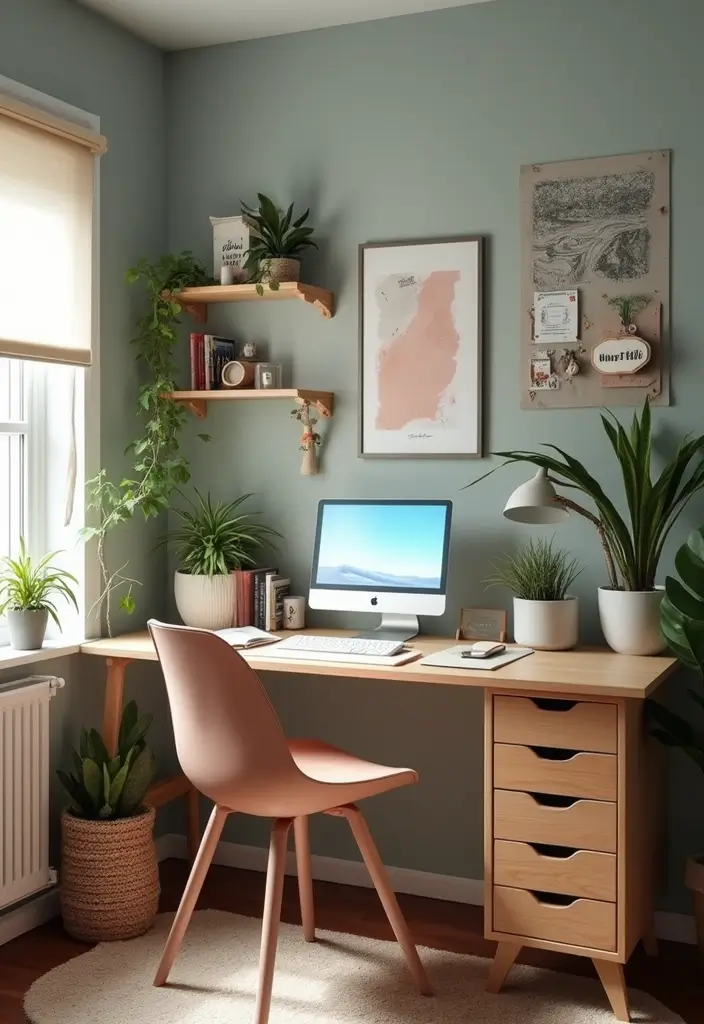 25 Cozy Dorm Room Inspirations to Make Your Tiny Space Feel Like Home! - 17. Personalize Your Desk Space