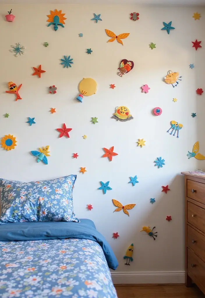 25 Cozy Dorm Room Inspirations to Make Your Tiny Space Feel Like Home! - 8. Use Wall Decals for Easy Decor