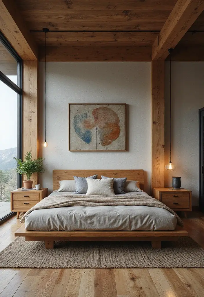 30 Modern Bedroom Ideas for Couples That Combine Style and Comfort (Don't Miss #12!) - 26. Mixed Materials