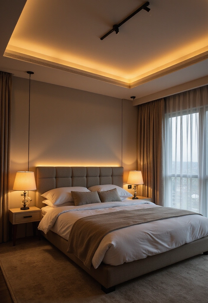 30 Modern Bedroom Ideas for Couples That Combine Style and Comfort (Don't Miss #12!) - 5. Smart Tech Integration