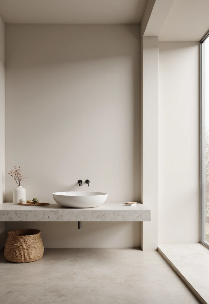 20 Dream Bathroom Designs That Will Make You Wish You Could Move In Right Now! - 1. Minimalist Serenity