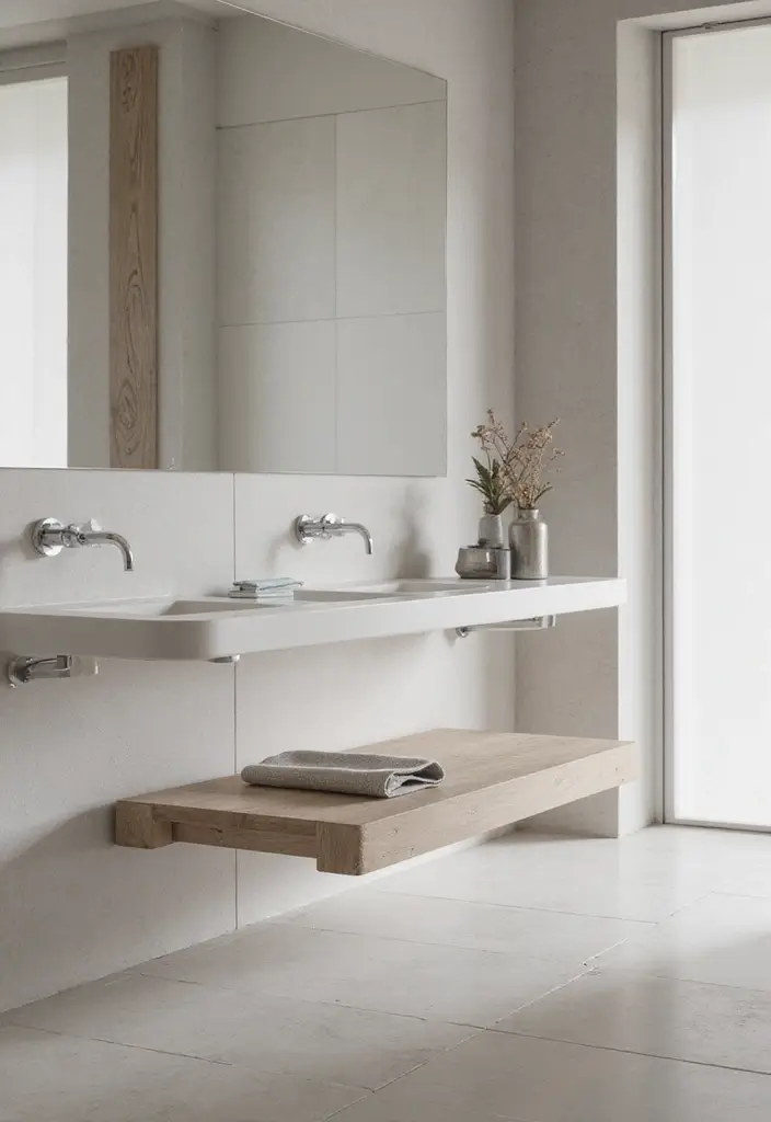 20 Modern Bathroom Designs That Turn Small Spaces into Luxe Retreats (You Won't Believe #5!) - 1. Minimalist Glamour