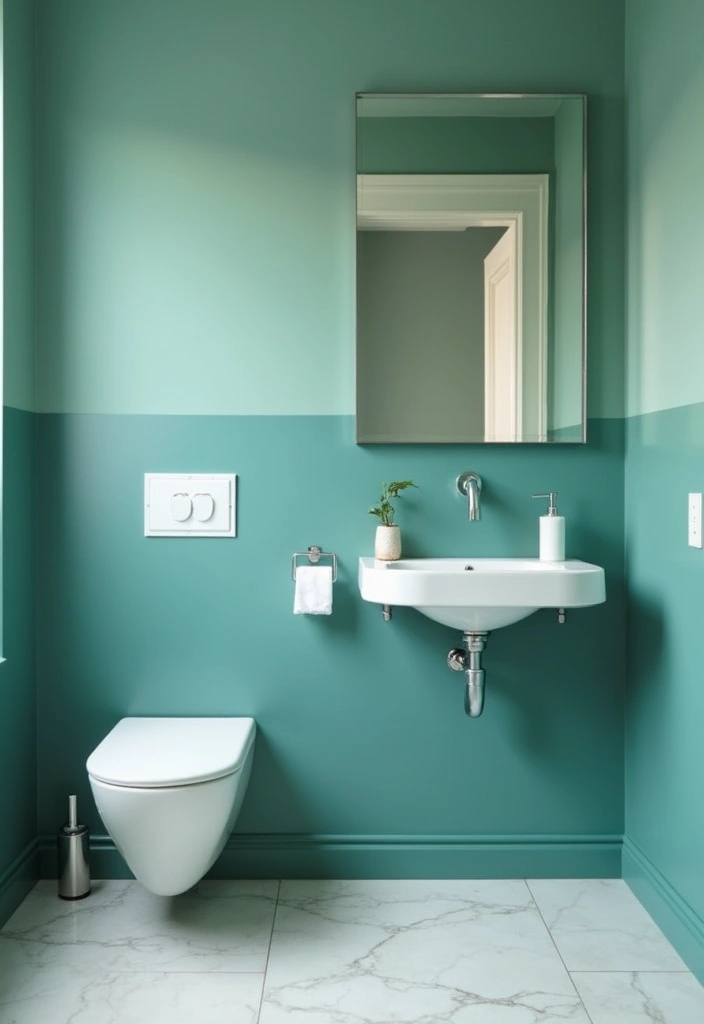 20 Modern Bathroom Designs That Turn Small Spaces into Luxe Retreats (You Won't Believe #5!) - 20. Harmonious Color Schemes