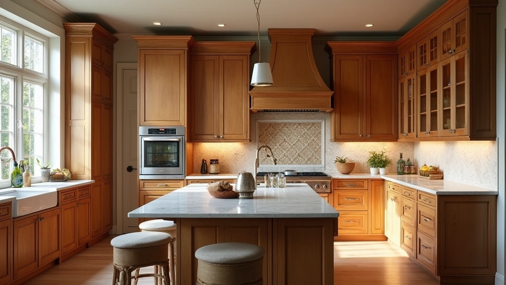 20 Stunning Kitchen Backsplash Ideas for Dark Wood Cabinets (You Won't Believe #9!) - Vibe Nest