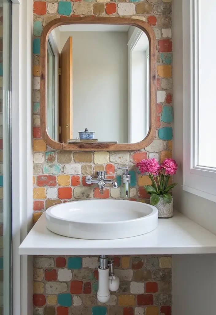 20 Stunning Small Bathroom Ideas on a Budget That Will Blow Your Mind! - 11. Accent Tiles