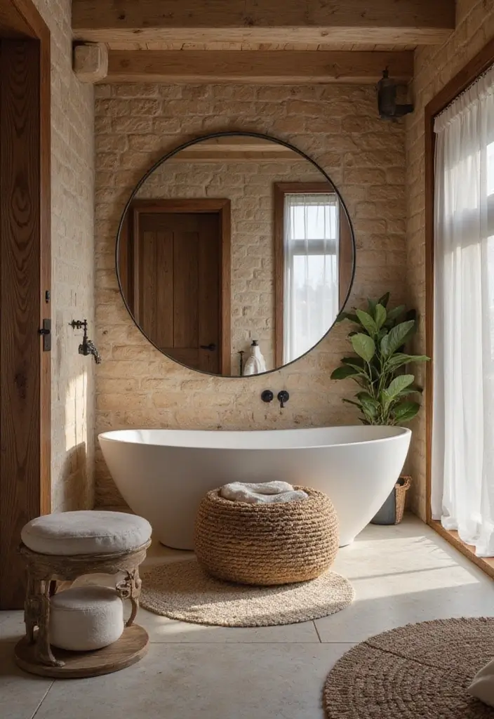 20 Stunning Small Bathroom Ideas on a Budget That Will Blow Your Mind! - 13. Layered Textures