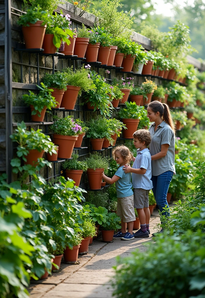 25 Best Outdoor Decor Ideas for Quality Family Time (You Won't Believe #8!) - 6. Vertical Gardens
