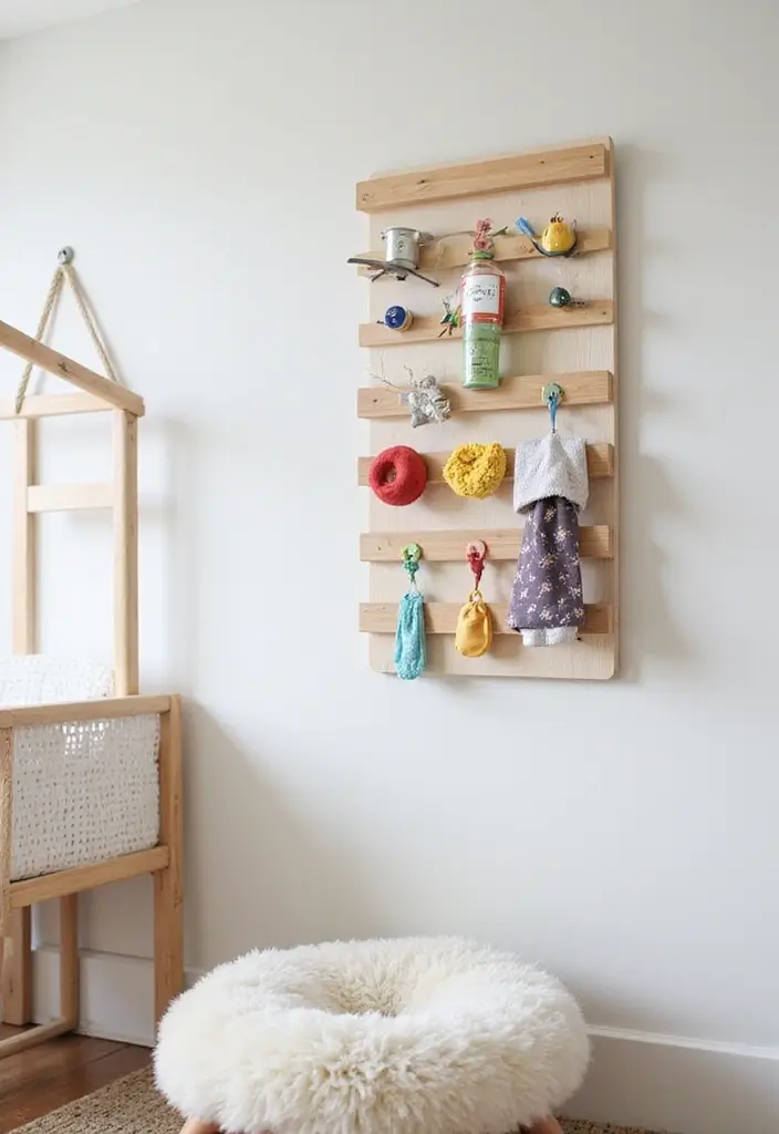 25 Budget-Friendly Nursery Room Decor Ideas (You Won't Believe How Cute #3 Is!) - 10. Functional Art