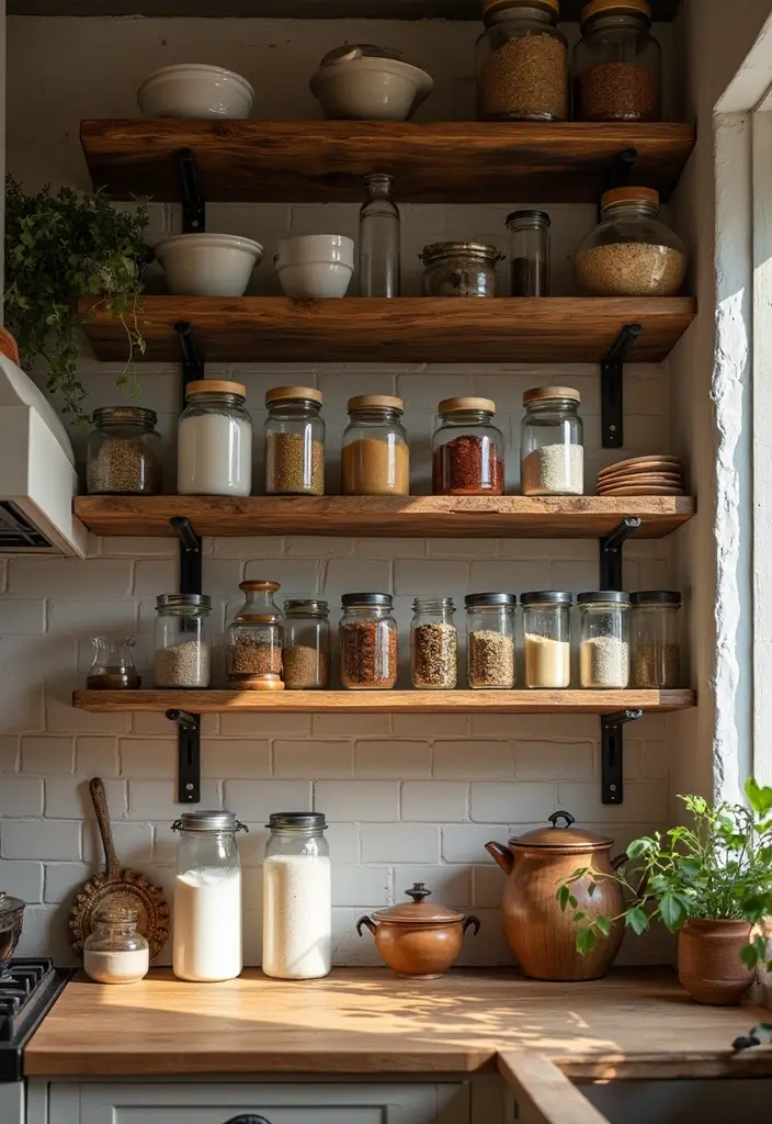 25 DIY Kitchen Cabinet Organization Ideas that Will Change Your Life! - 13. Reclaimed Wood for Rustic Charm