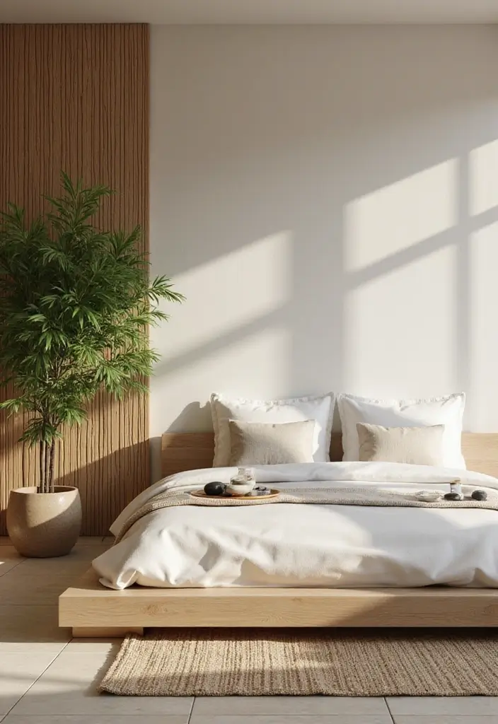 25 Dream Home Bedroom Designs That Will Make You Want to Stay in Bed All Day! - 8. Zen Sanctuary