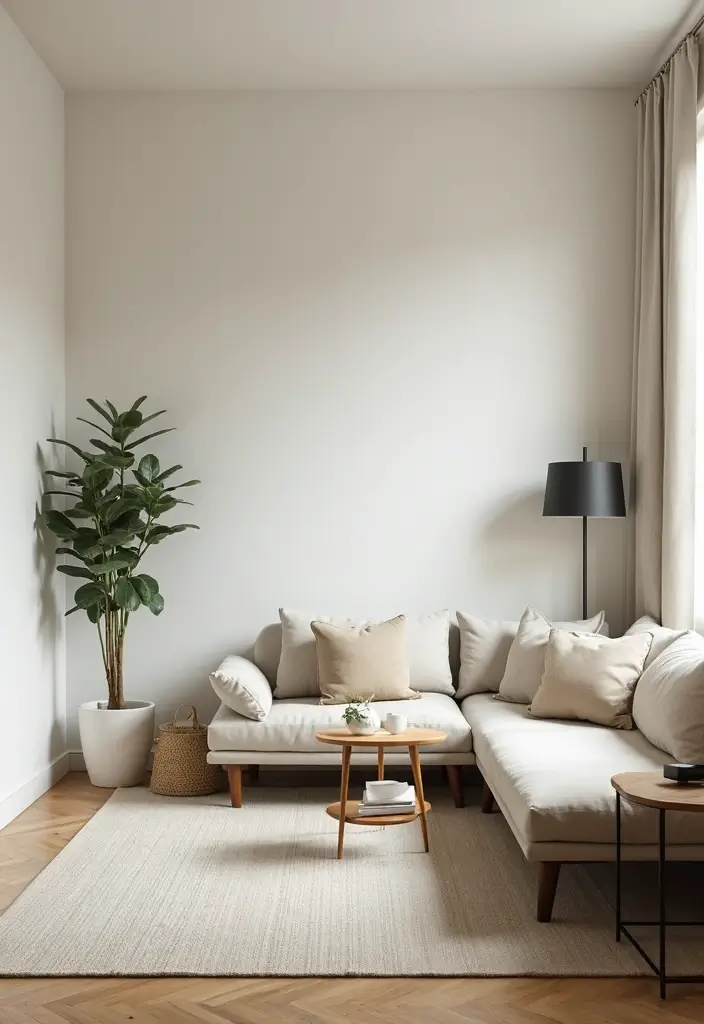 25 Small Living Room Design Ideas That Will Make You Say 'Why Didn't I Think of That?' - 15. Go Minimalist