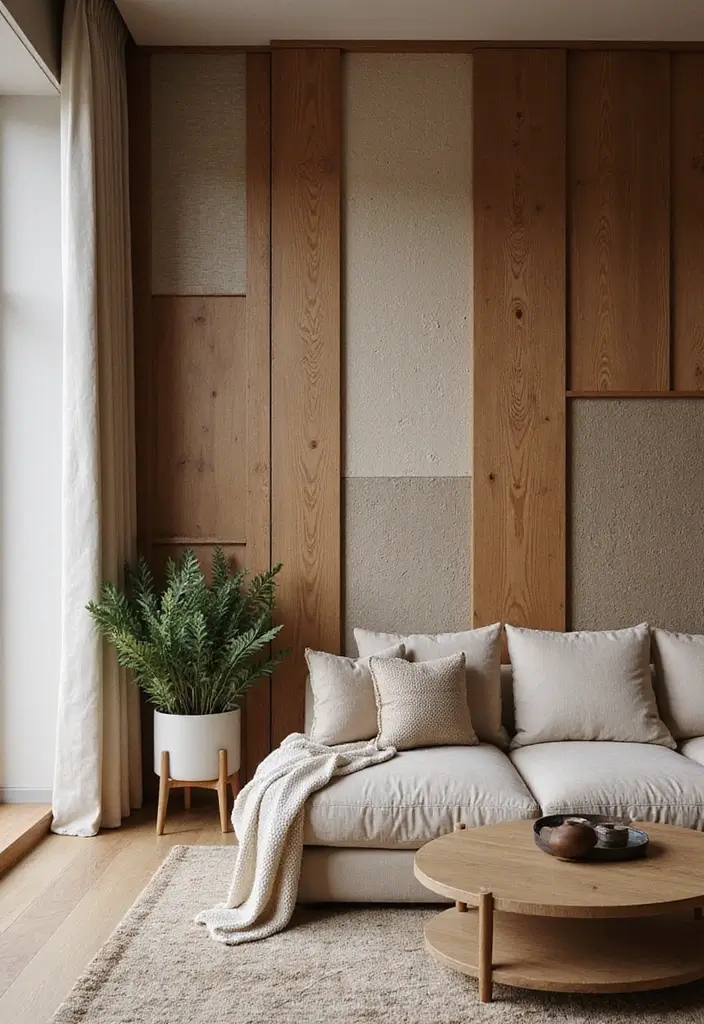 25 Small Living Room Design Ideas That Will Make You Say 'Why Didn't I Think of That?' - 17. Textured Walls