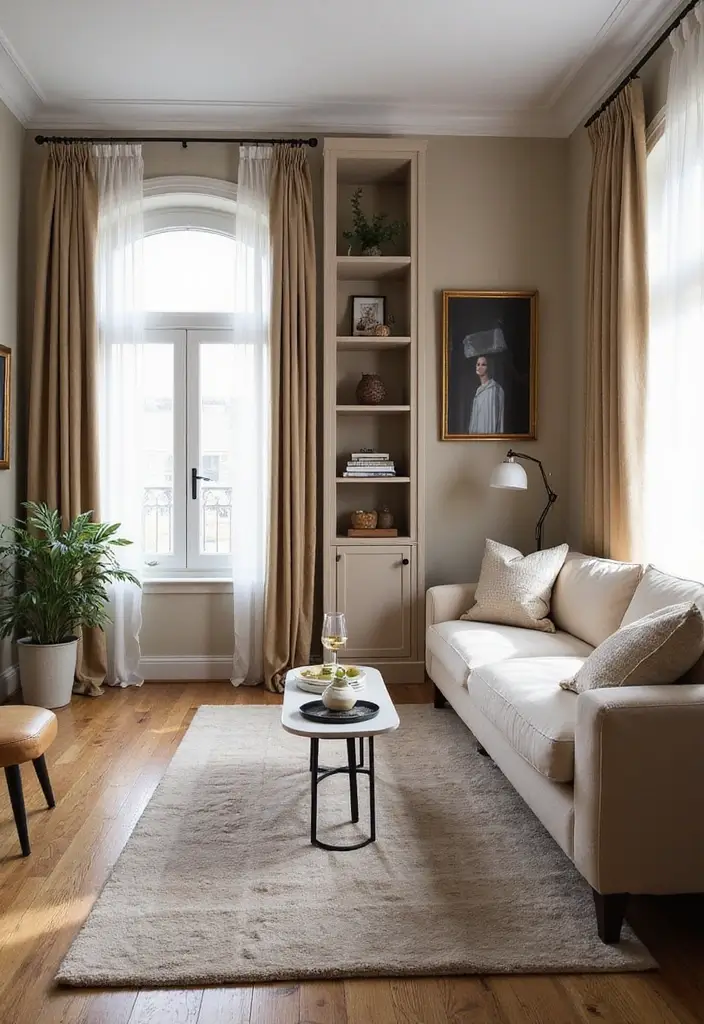 25 Small Living Room Design Ideas That Will Make You Say 'Why Didn't I Think of That?' - 22. Custom Solutions