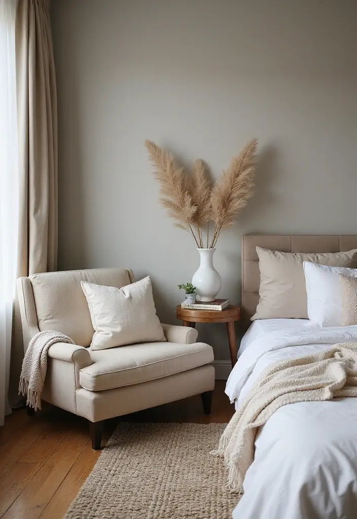 30 Modern Bedroom Ideas for Couples That Combine Style and Comfort (Don't Miss #12!) - 23. Cozy Corner Nooks