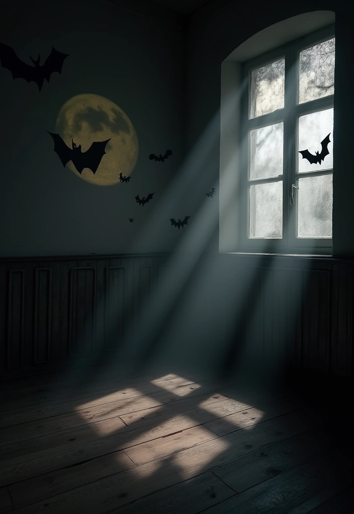 30 Spooktacular Halloween Decorations for Your Ultimate Party (Your Guests Will Scream!) - 19. Sinister Shadows