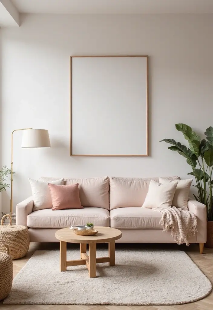 50+ Vibrant Cozy Living Room Ideas for a Fun Atmosphere - 24. Soft Color Palette