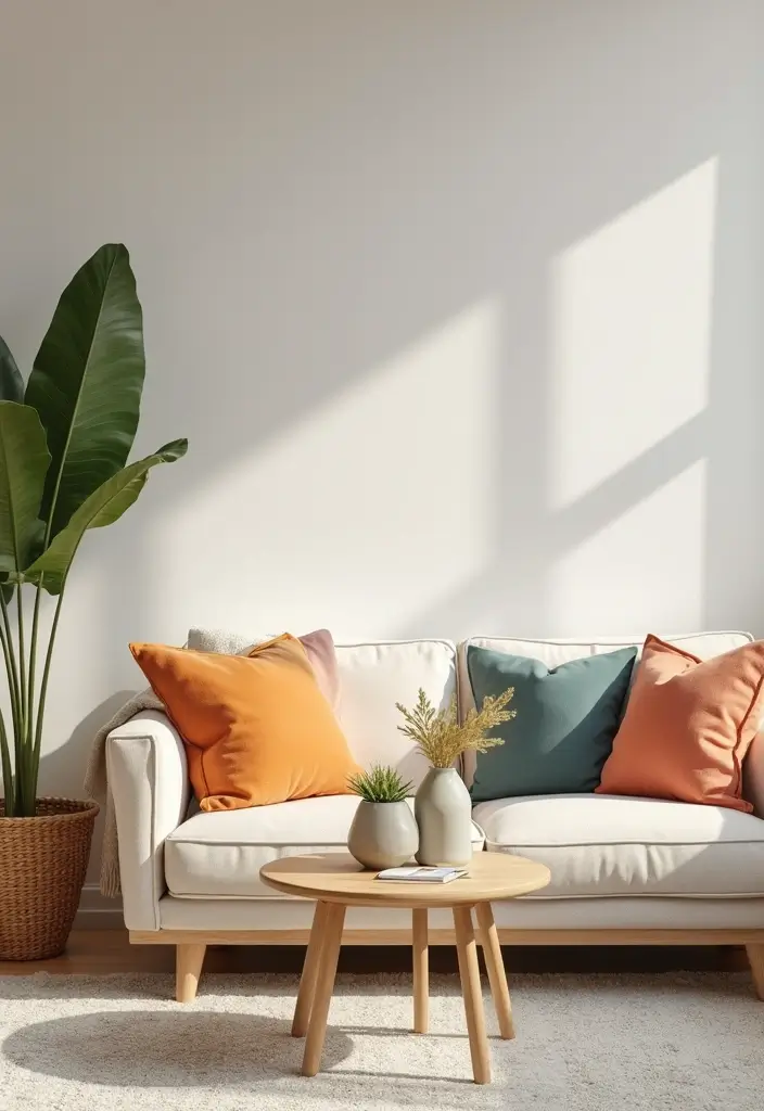 Unlock 25 Trendy Neutral Living Room Ideas for Stylish Teens (You Won't Believe #14!) - 11. Soft Color Pops