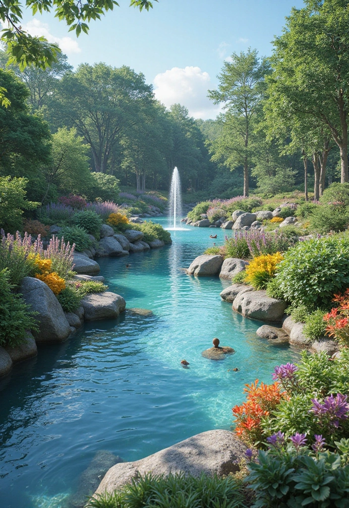 Unlock Your Creativity: 25 Roblox Game Decor Ideas to Grow a Garden Like No Other! - 10. Interactive Water Garden