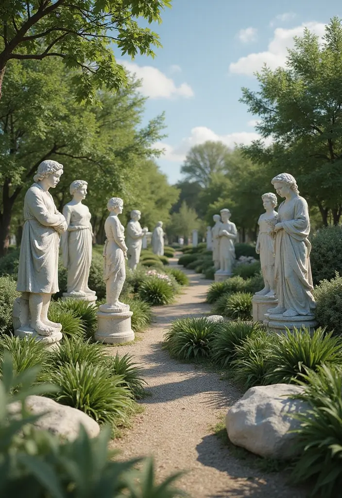 Unlock Your Creativity: 25 Roblox Game Decor Ideas to Grow a Garden Like No Other! - 13. Artistic Garden Sculptures