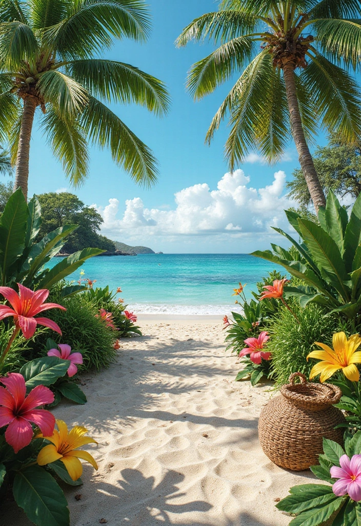 Unlock Your Creativity: 25 Roblox Game Decor Ideas to Grow a Garden Like No Other! - 4. Tropical Paradise