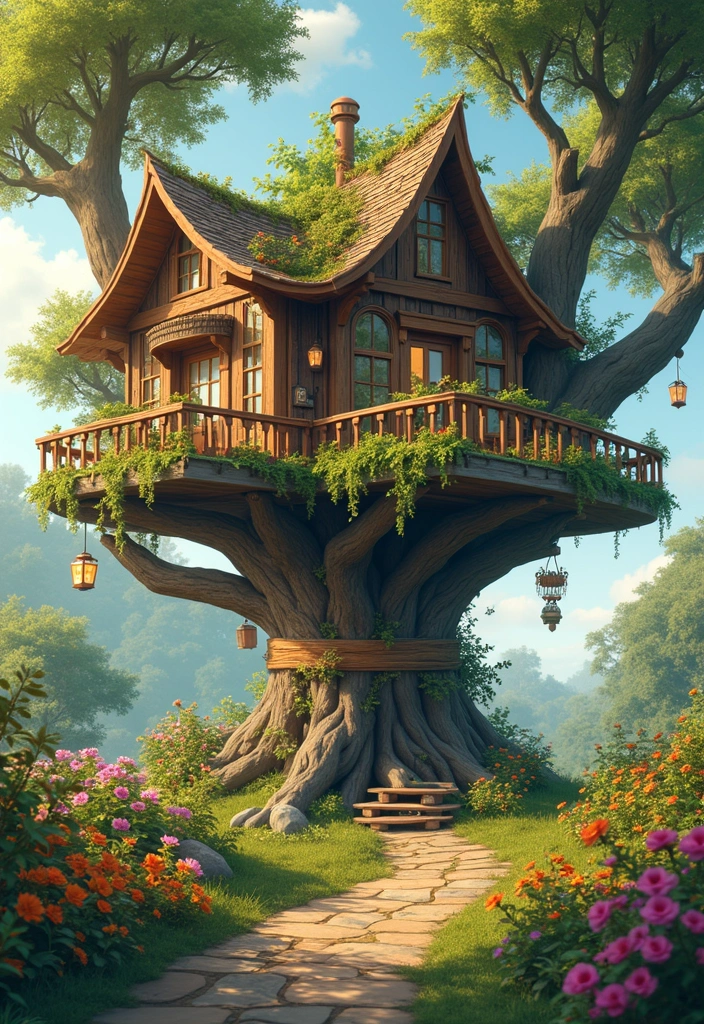 Unlock Your Creativity: 25 Roblox Game Decor Ideas to Grow a Garden Like No Other! - 9. Magical Treehouse Retreat
